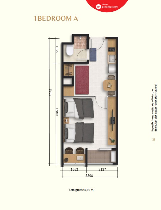 1 Bedroom A