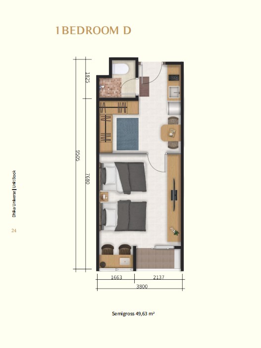 1 Bedroom D