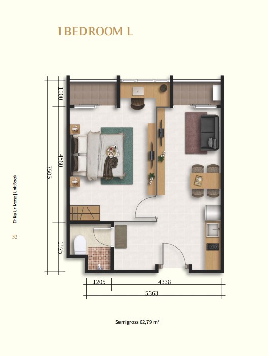 1 Bedroom L