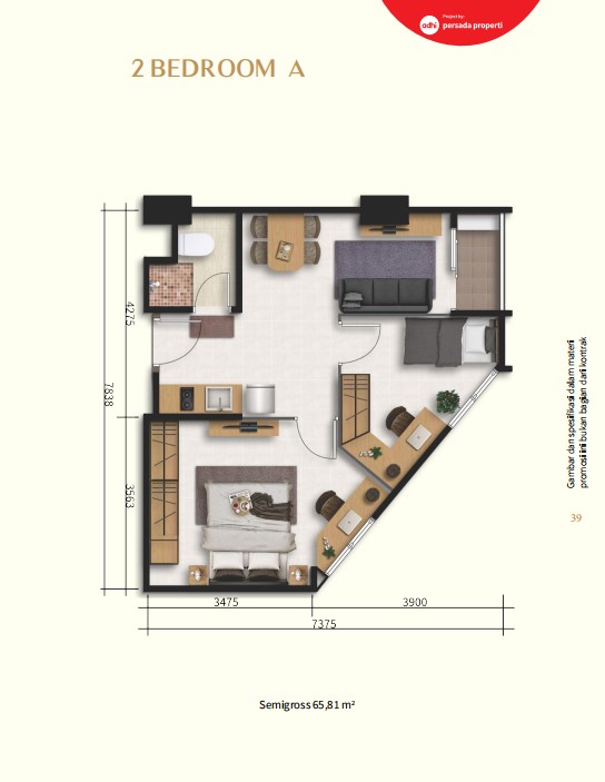2 Bedroom A