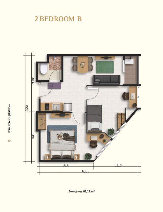 2 Bedroom B
