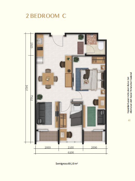 2 Bedroom C
