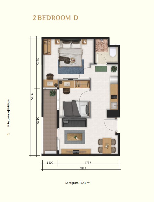 2 Bedroom D
