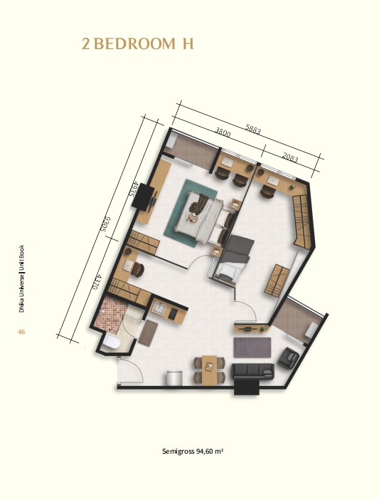 2 Bedroom H