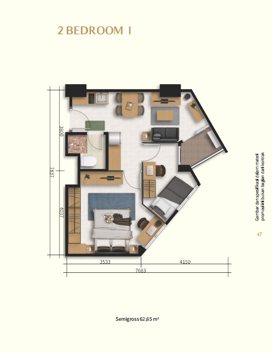 2 Bedroom I